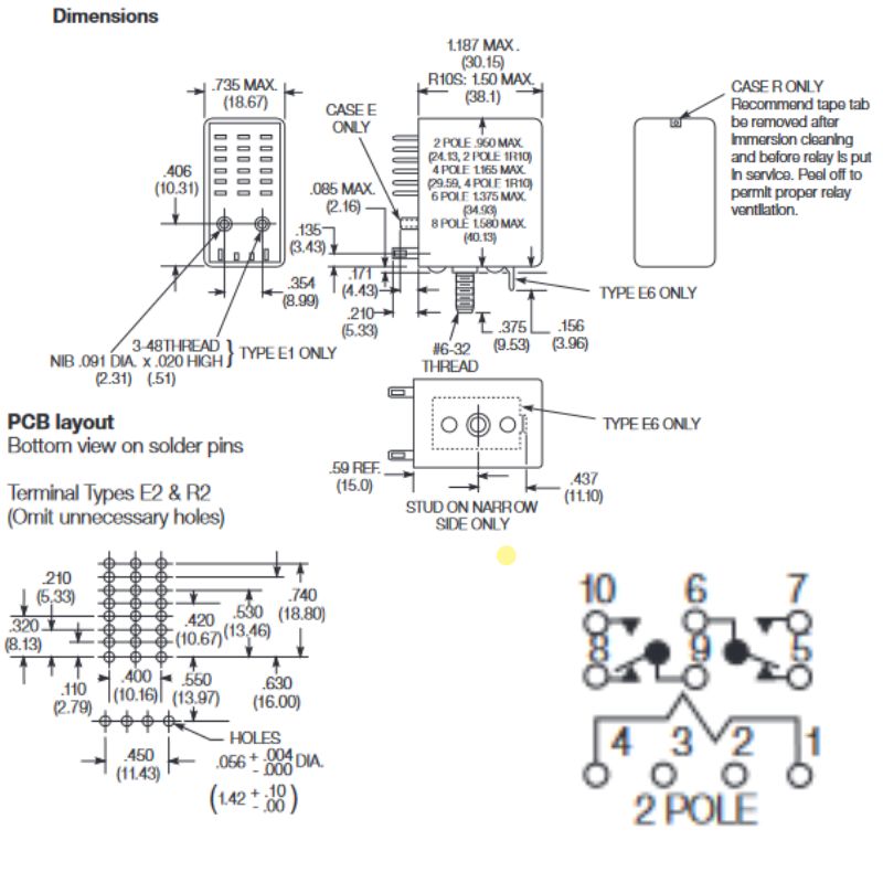 RELAY DC 6V 5934